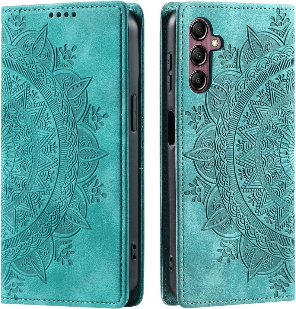 Hülle für Samsung Galaxy S24+ Handyhülle Flip Case Cover Tasche Etui Mandala