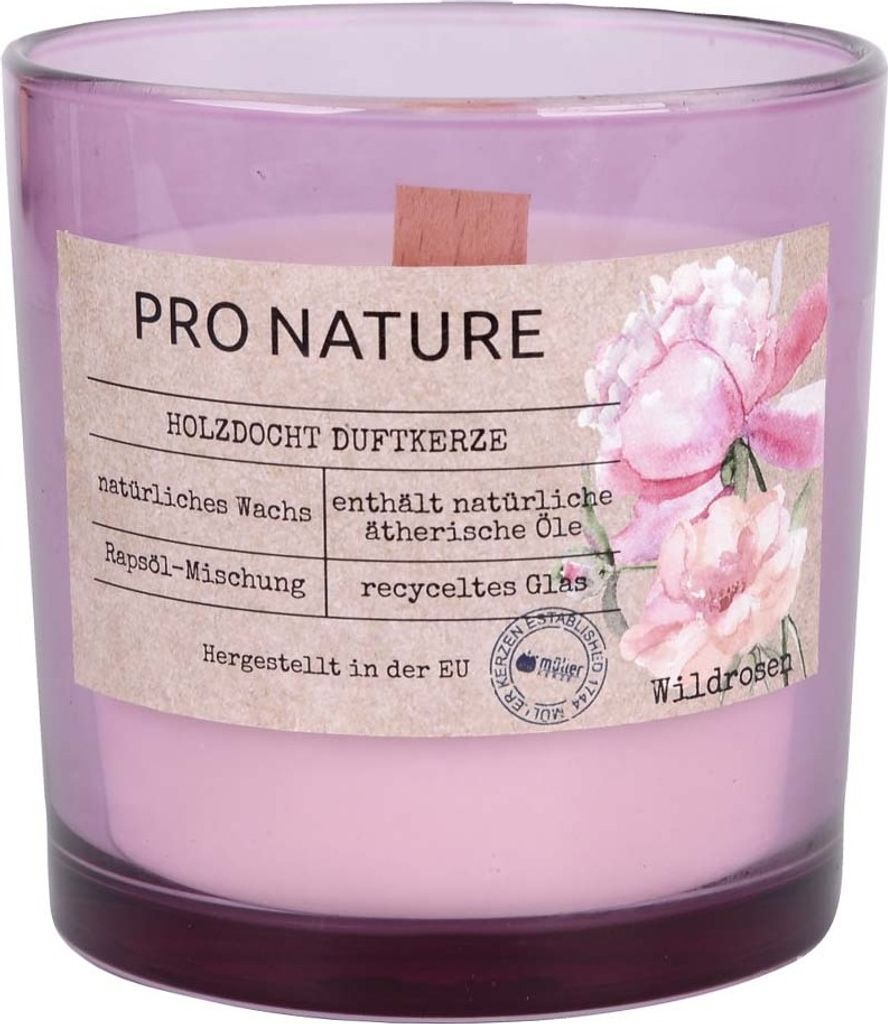 Candela profumata Pro Nature con stoppino in legno - Immagine del prodotto 
