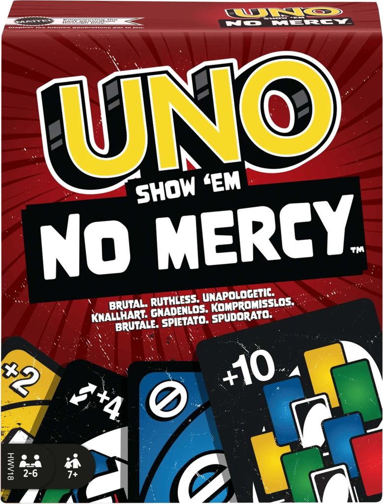 Mattel - Premium Akcesorium UNO No Mercy do gry karcianej Zdjęcie produktu 