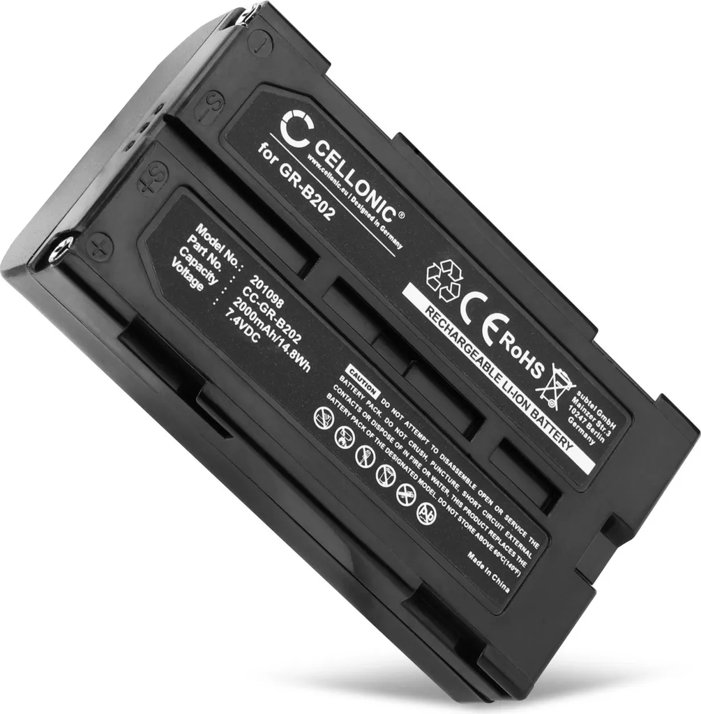 Batteria Ricambio Hitachi VM-BPL13 VM-H955LA CELLONIC 7.4V 2000mAh