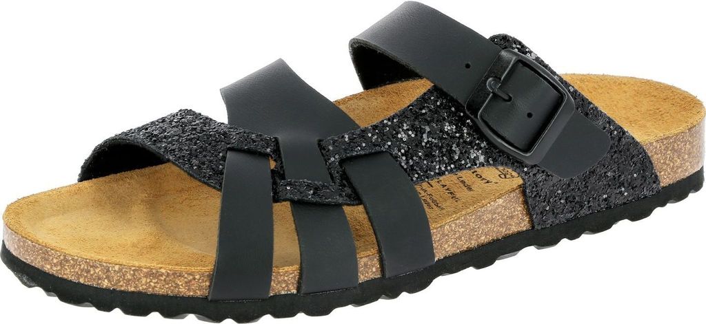 Lico Bioline Zehenpantolette Gleam schwarz Gr. 37