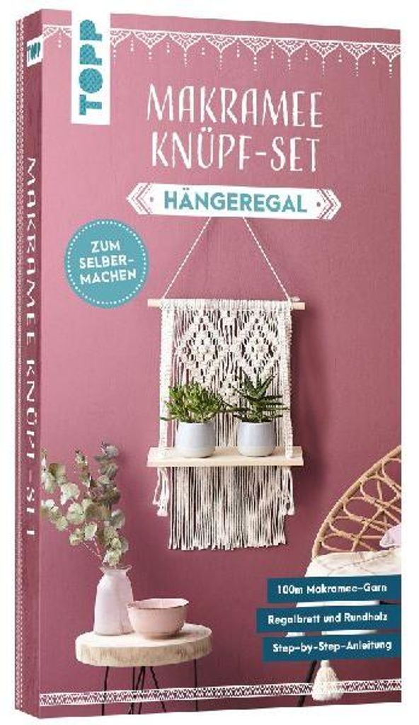 Makramee Knüpf-Set Hängeregal Produktbild 