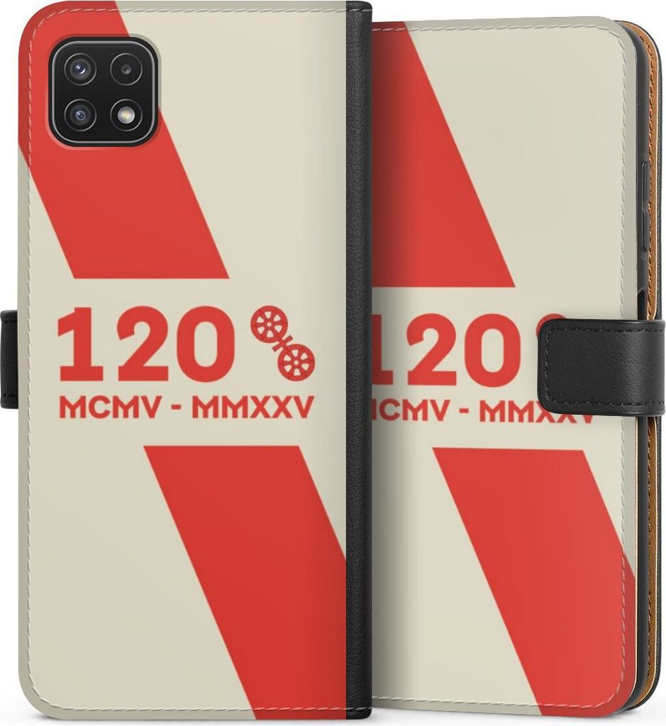 DeinDesign Klapphülle für Samsung Galaxy A22 5G Handytasche Lederhülle Tasche 1. FSV Mainz 05 E.V. 120 Jahre Bundesliga