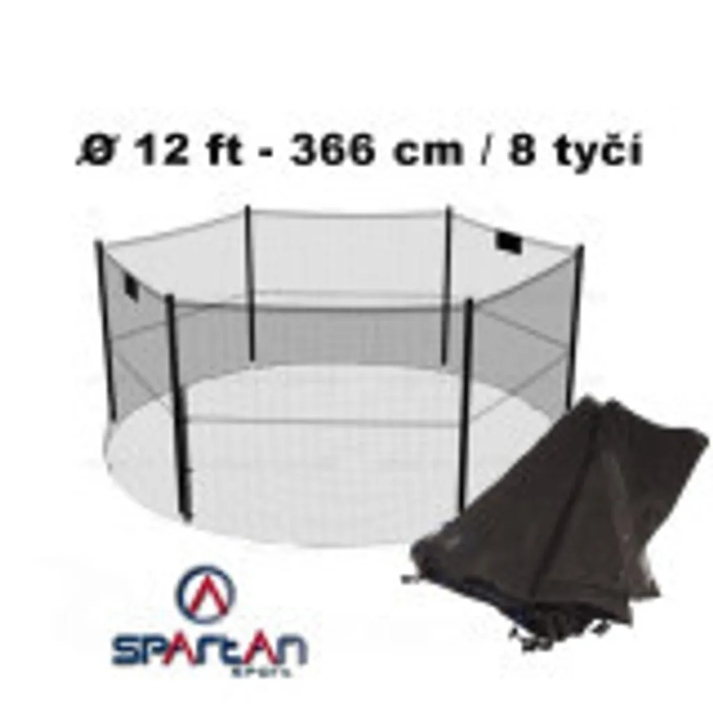 Filet de sécurité de rechange pour trampoline Spartan avec maille PE