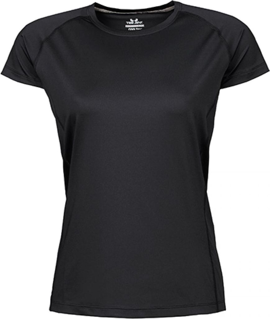 Tee Jays - Ladies Cool-Dry Tee - Black - XXL