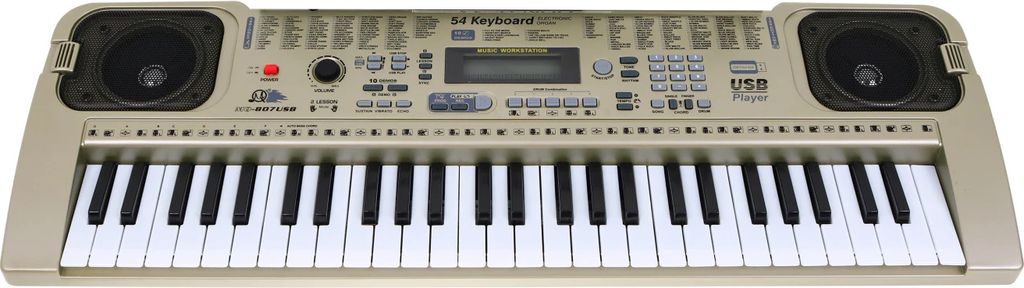 Keyboard Mit Unterrichtsmodus Für Kinder Mit Usb Mq-807Usb + Mikrofon