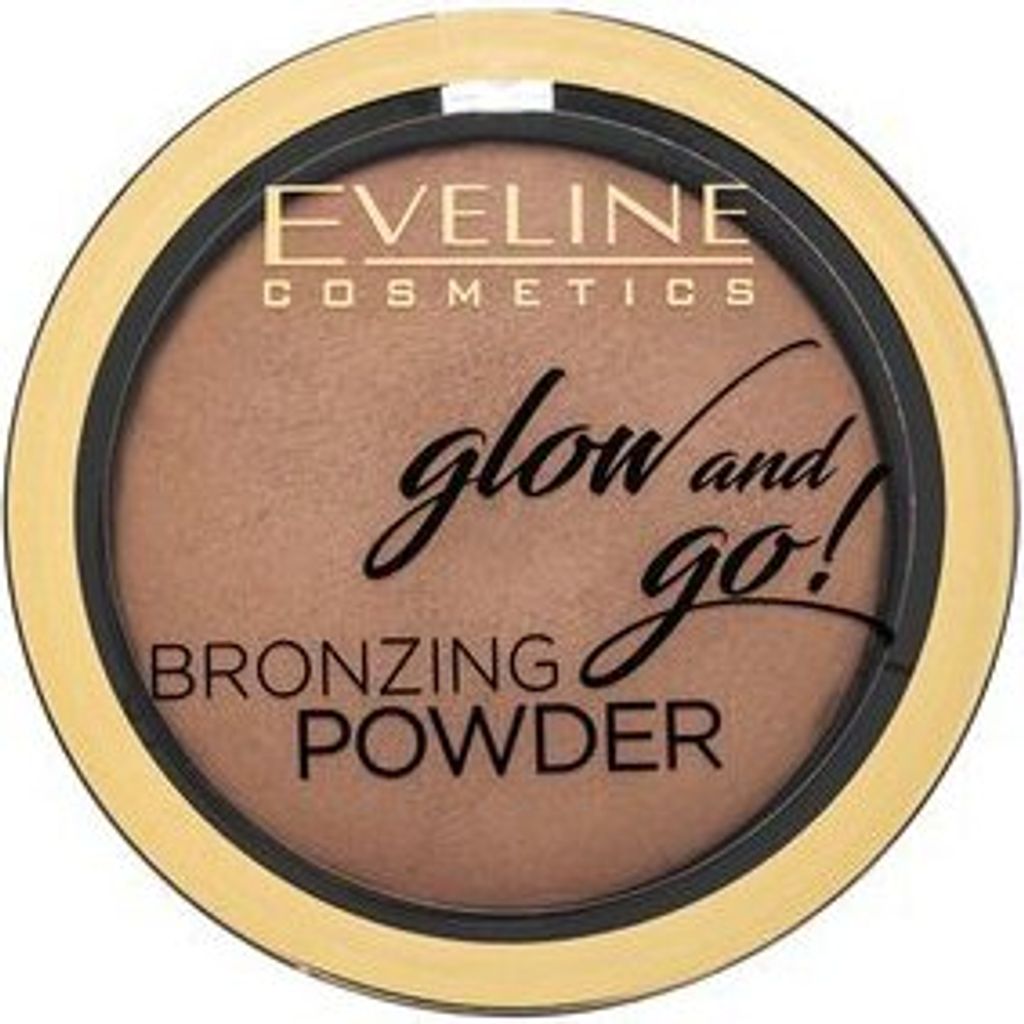 Eveline Glow And Go! Bronzing Powder Bräunungspuder für eine einheitliche und aufgehellte Gesichtshaut 02 Jamaica Bay 8,5 g