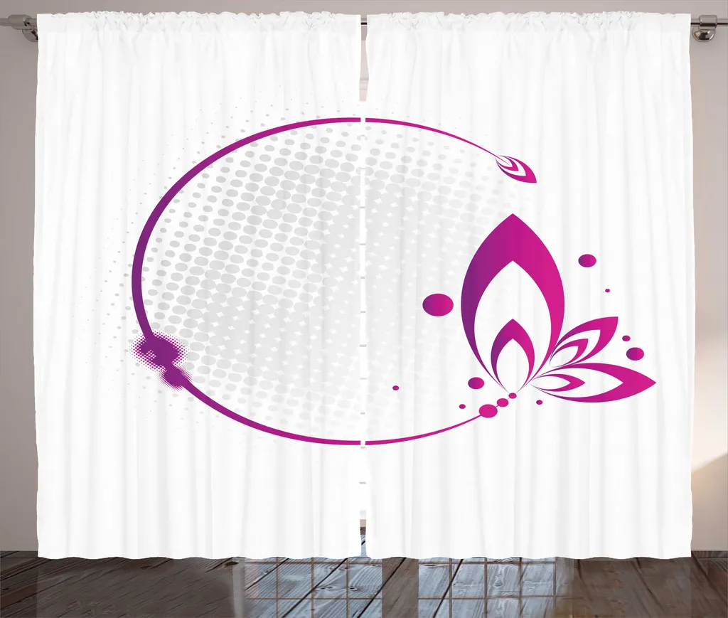 Rideau de fenêtre fleuri pour une décoration de chambre rustique et chic