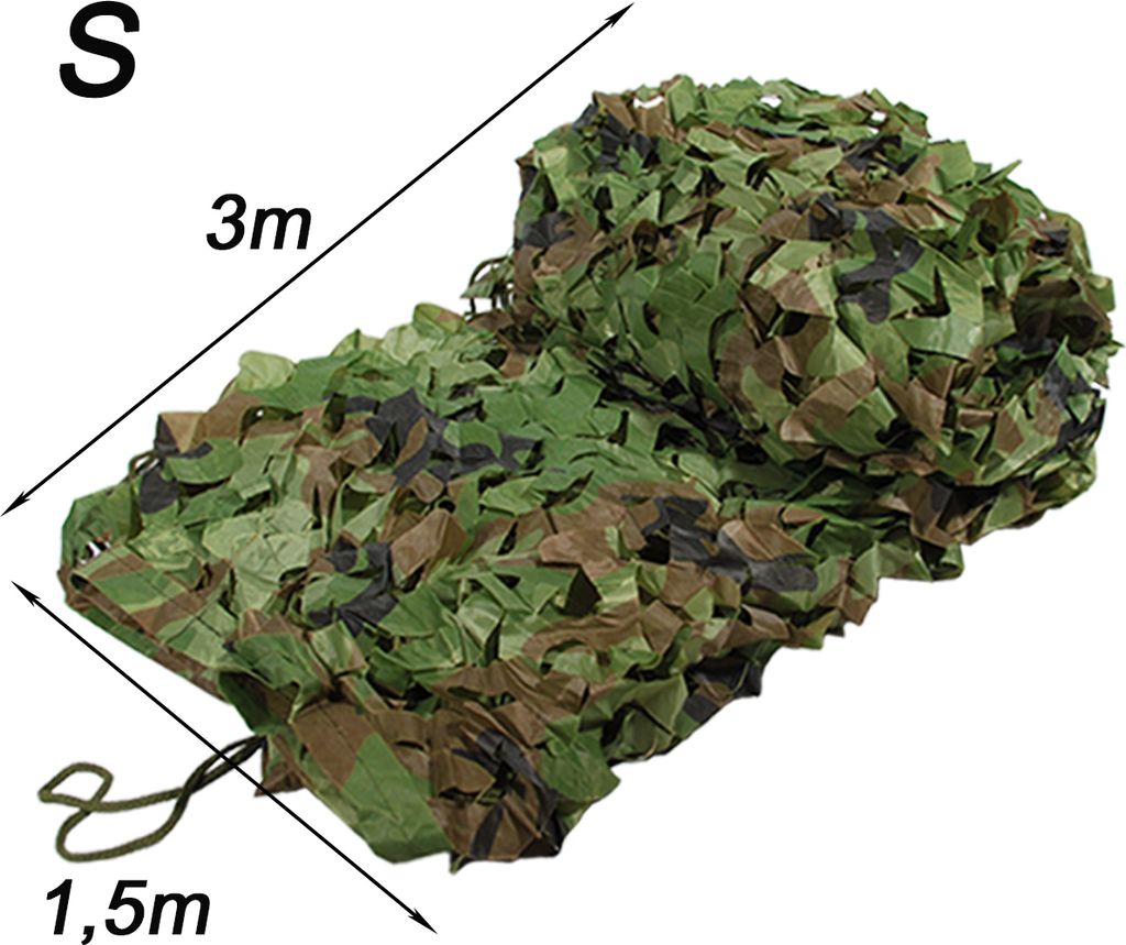 Tarnnetz Armee Tarnung Net 1x10m,2x2m,3x5m,4x12m,6x19m,9x15m Camouflage Netz Bundeswehr Tarn Netz Jagd,Camo Schattennetz Militär Camo Netz (Größe : 7x14m