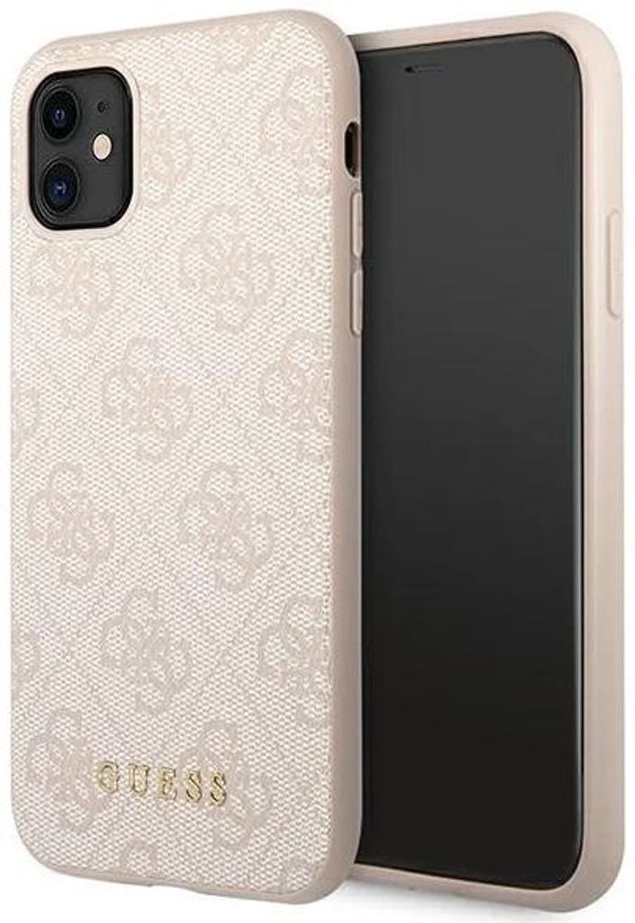 Guess GUHCN61G4GFPI iPhone 11 6,1" ružový tvrdý kryt s Obrázok produktu 