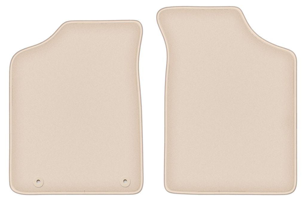 DURBAN Beige Velours-Fußmatten vorne für Peugeot 106 Produktbild 