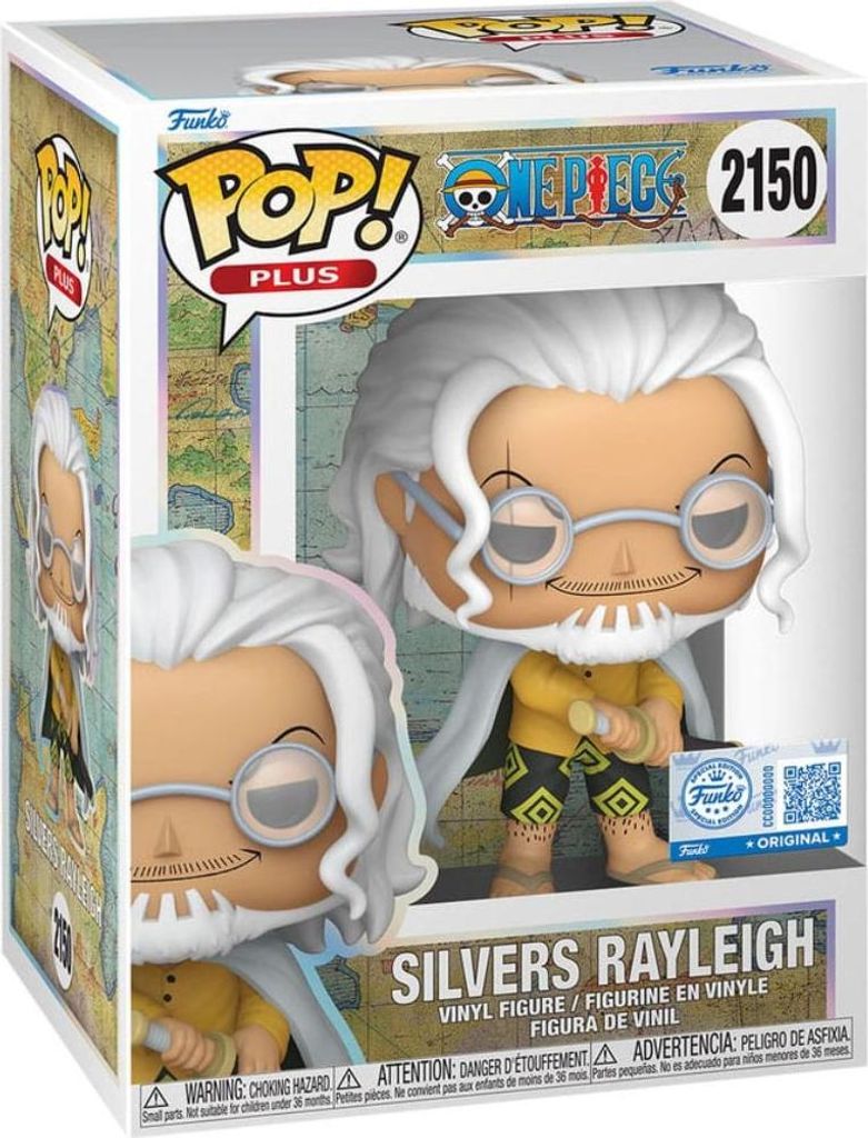 FUNKO POP! Vinyl Figur Animation One Piece Silvers Rayleigh Immagine del prodotto 