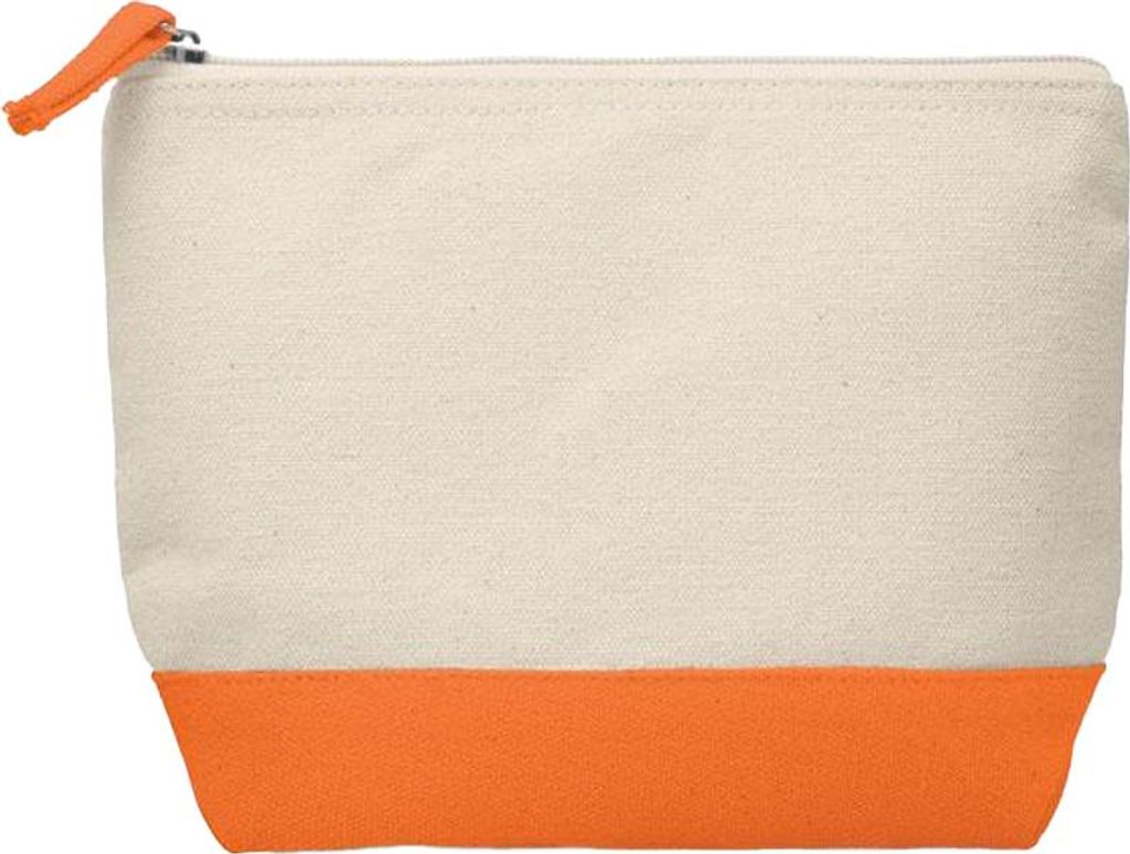 MidOcean - Kosmetiktasche "Kleuren", Baumwolle MO598 (Einheitsgröße) (Orange/Beige)