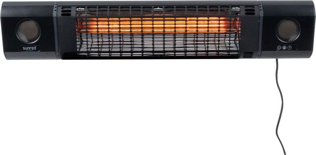 Sunred - Heater Sun and Sound Wall 2000 Productafbeelding 