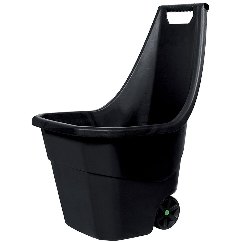 nabbi Kunststoff-Gartenwagen IWO55C 55 l - schwarz Produktbild 