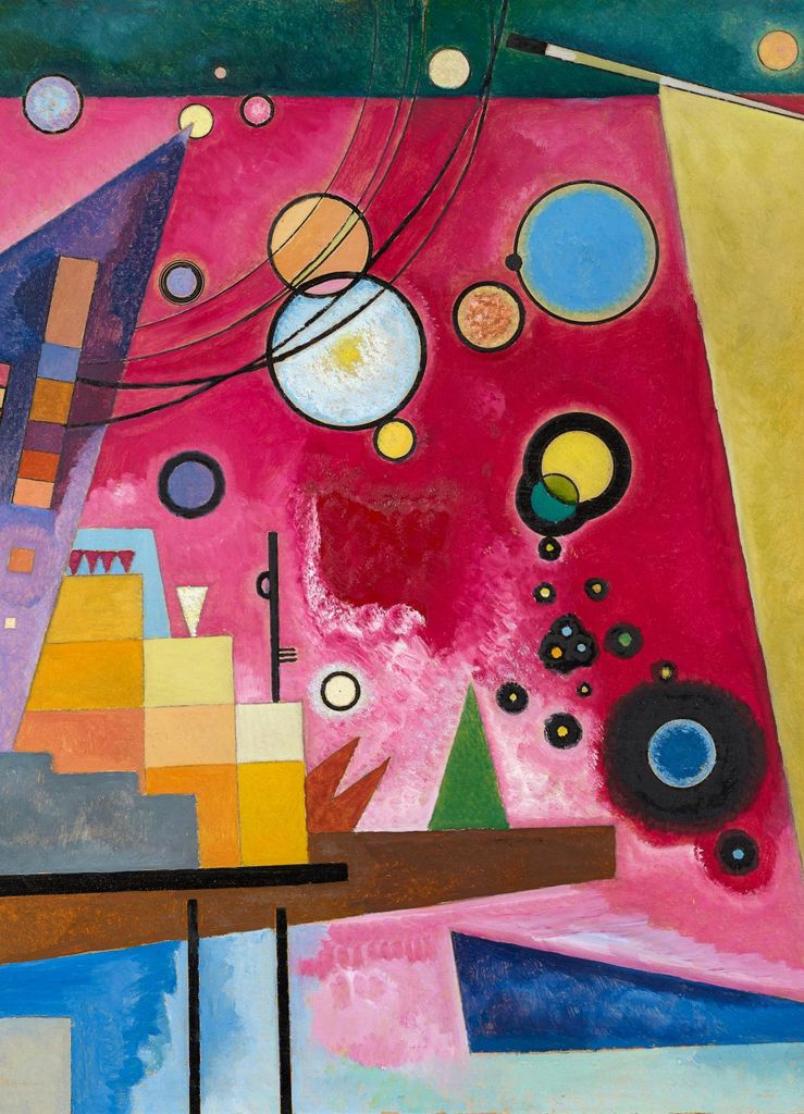 Plakat 13x18cm Heavy Red, Wassily Kandinsky Vintage für das Wohnzimmer