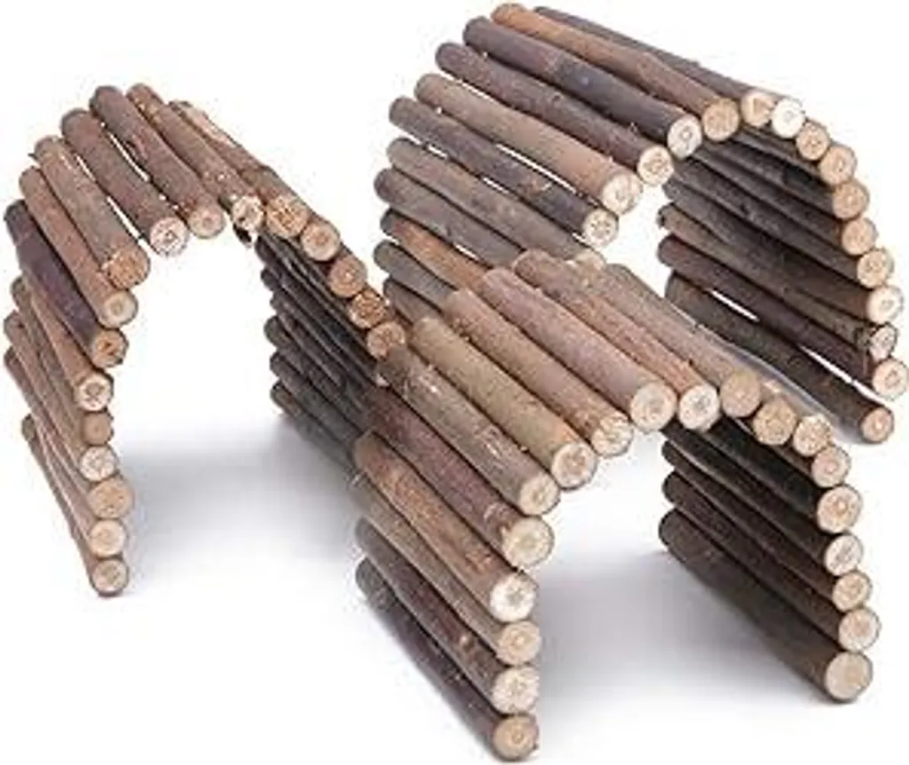 Wudong Offerta 3 Scalette in Legno per Animali - Il Miglior Gioco da Masticare