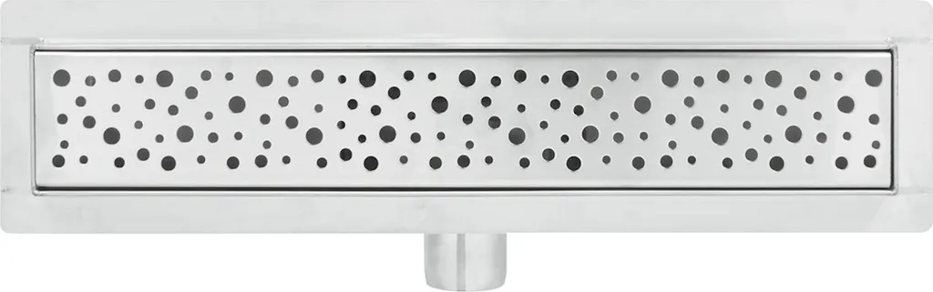 Scarico Doccia a Pavimento 90cm - Kit Completo Facile Installazione Inox