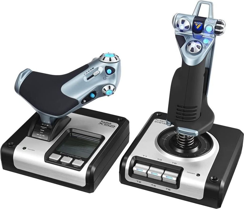 G Saitek X52 Vliegbesturingssysteem, HOTAS Productafbeelding 