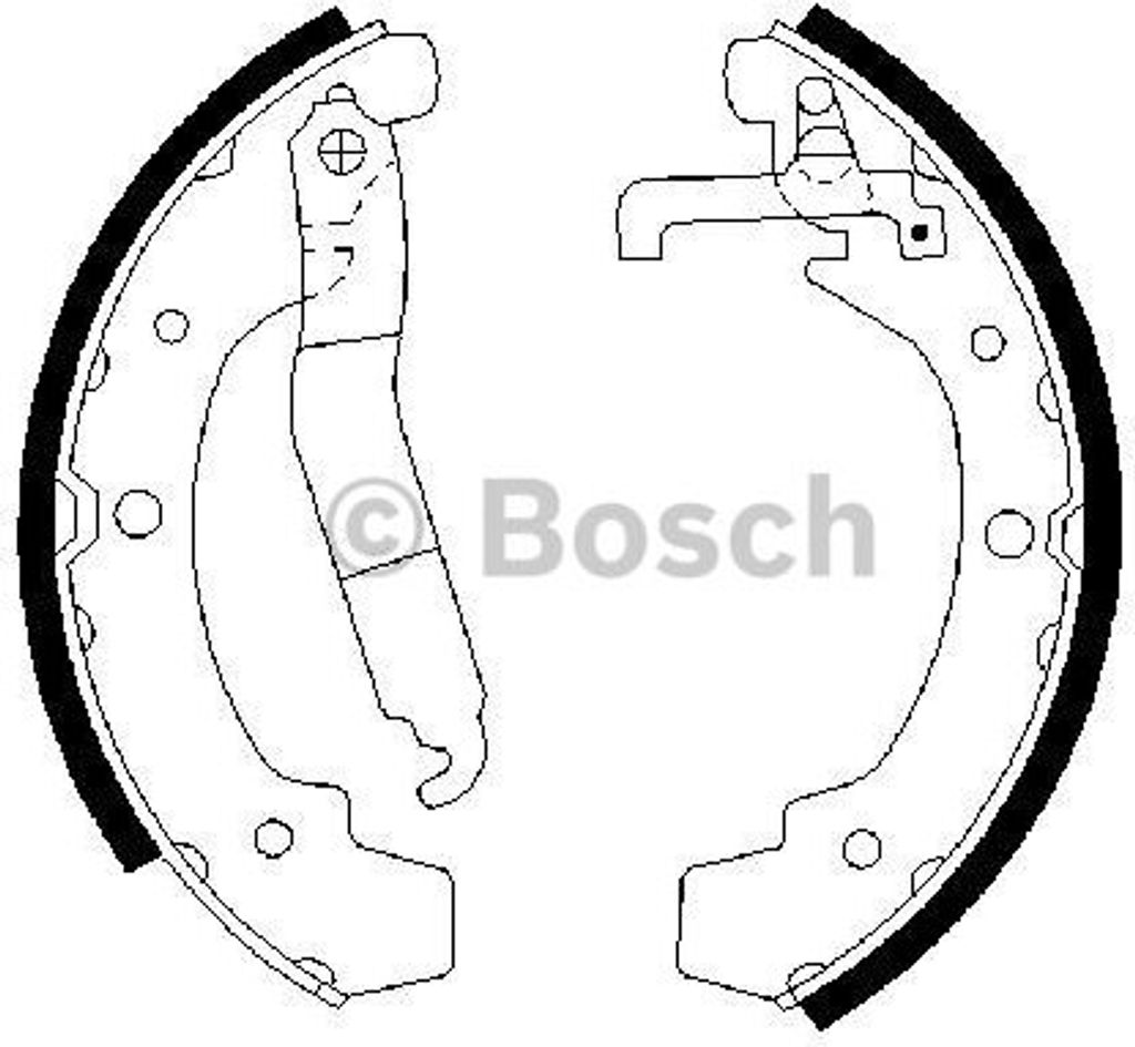 Bosch Bremsbackensatz 0 986 487 318