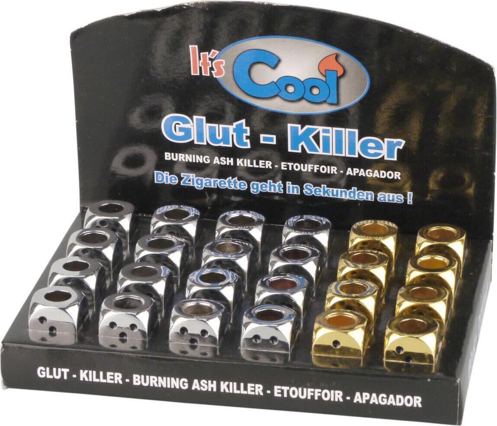 Glutkiller Würfel – Gluttöter für Zigaretten – 2er Set – Produktbild 