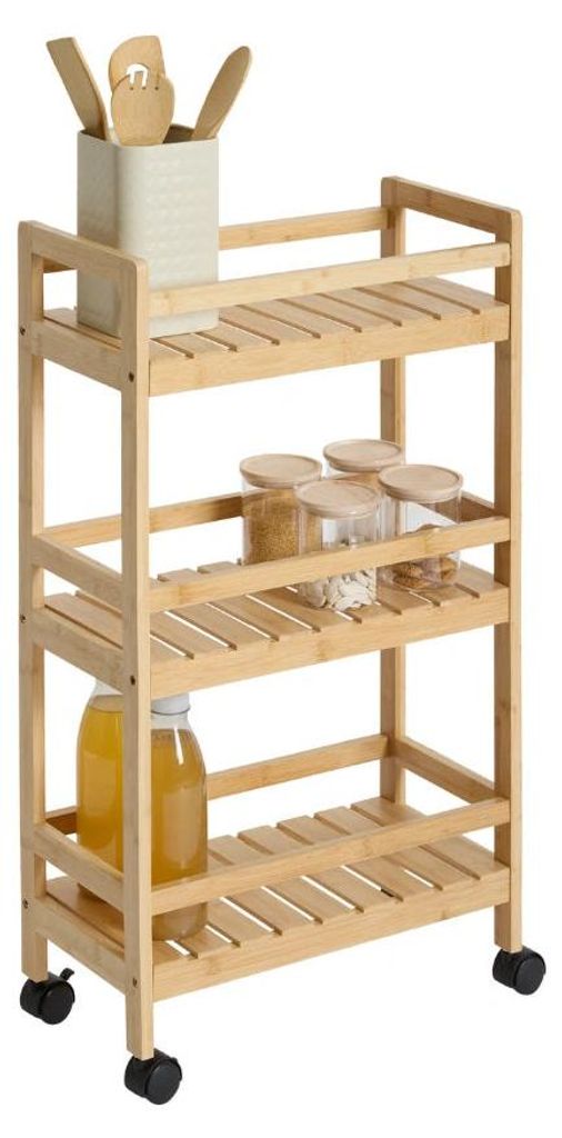 Schmaler Küchenwagen aus Five® - Holz - Dekorativ | Produktbild 