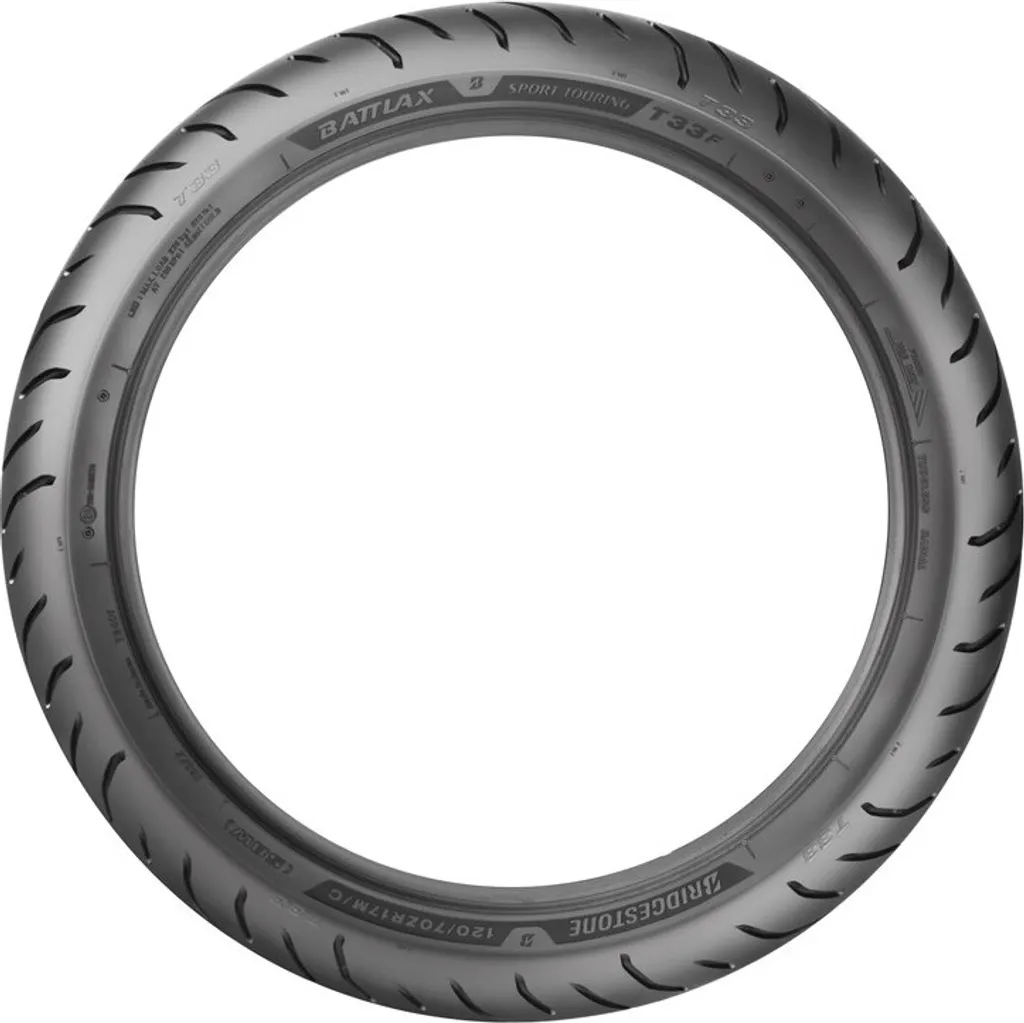 Pneu avant Bridgestone T33F 110/80 R19 59V : Adhérence et Longévité