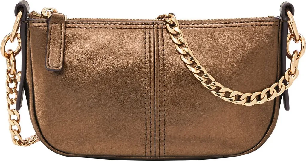 Sac Fossil Jolie Mini Crossbody bronze : cuir souple et format compact