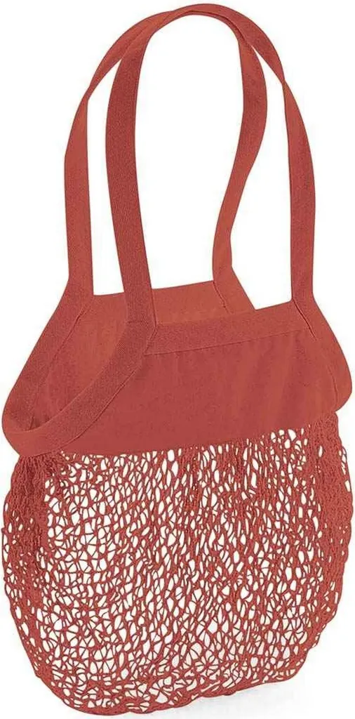 Westford Mill PC4415 Borsa a Rete in Cotone Bio - Ruggine - Shop Online