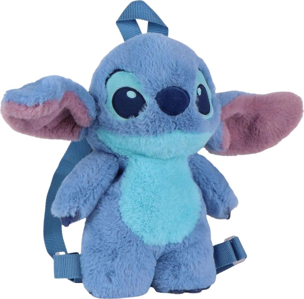Sac à dos pour enfants 3D Stitch bleu 17 x 30 x 11 cm Image du produit 