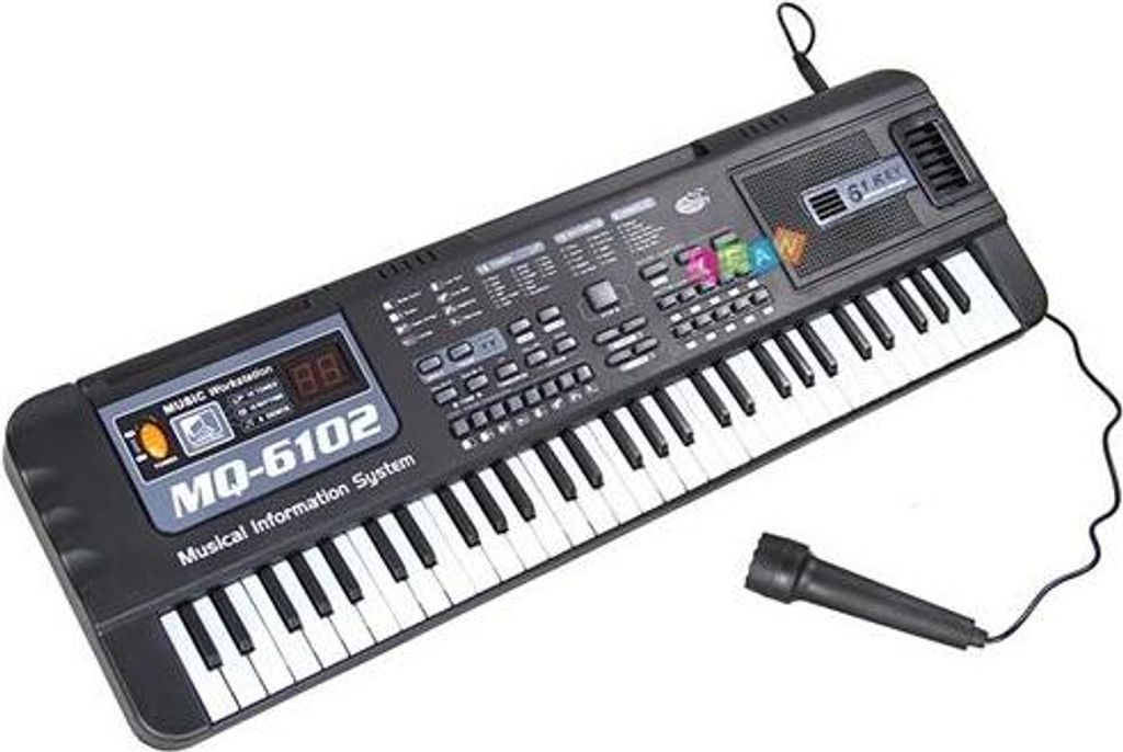 Lernkeyboard Mq-6102 Mit 61 Tasten Und Mikrofon Für Kreative Musikerlebnisse