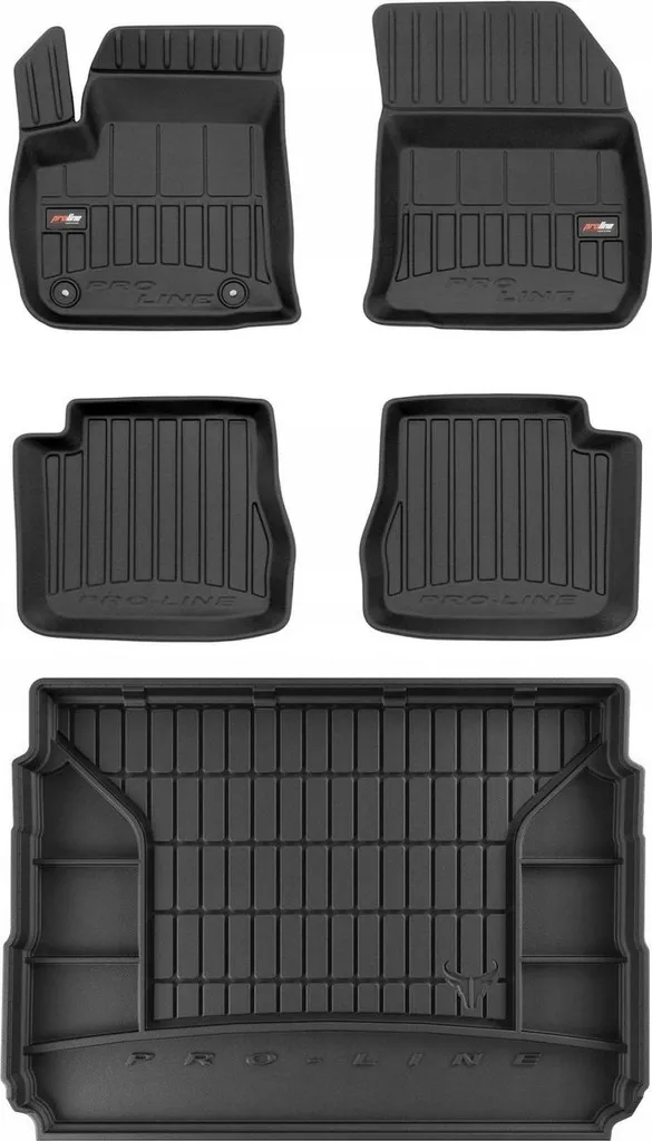 Set Tappeti Gomma Citroen e-C4 2020+ | Protezione 3D Inodore Premium