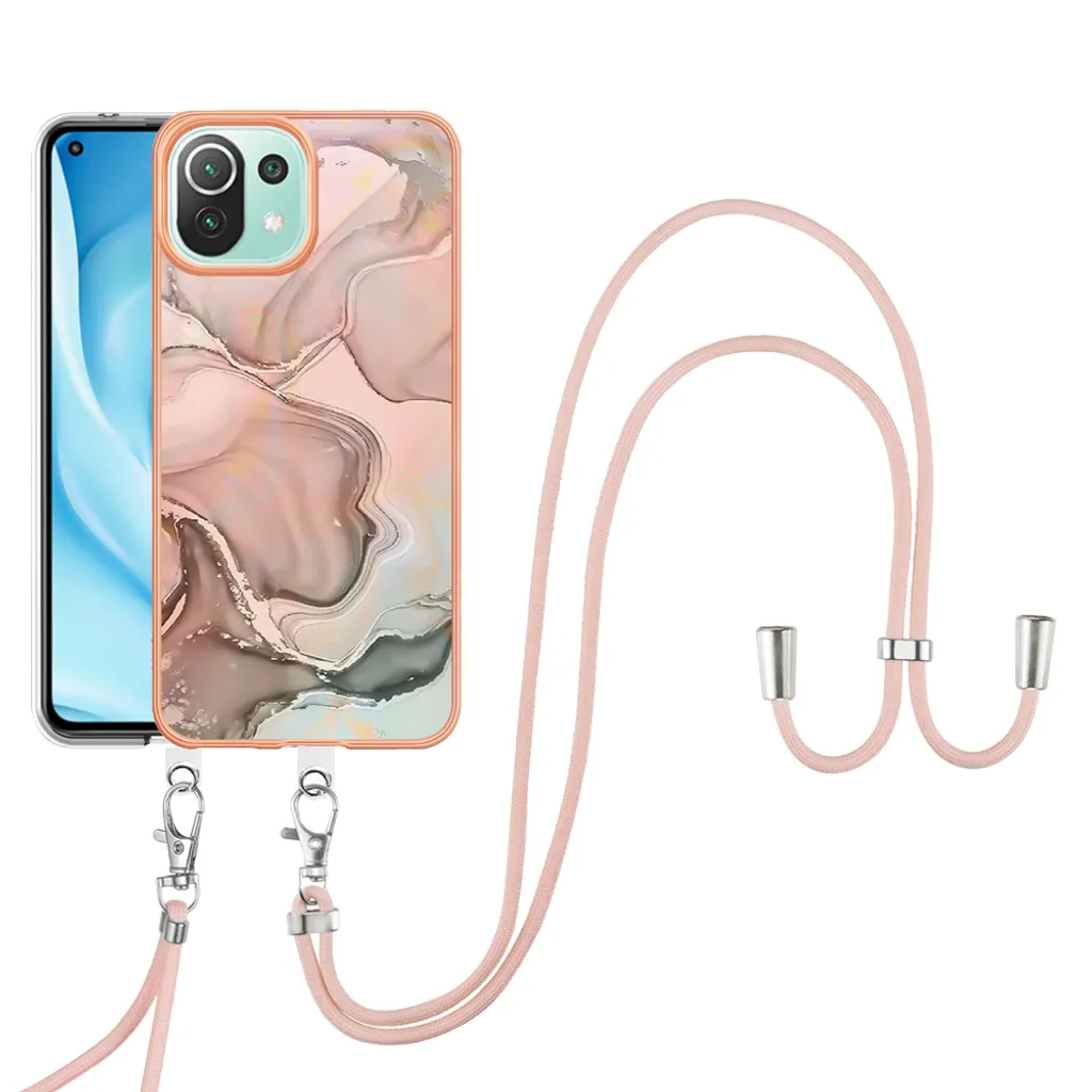 Offerta Cover Xiaomi Mi 11 Lite Crème con Cinturino TPU