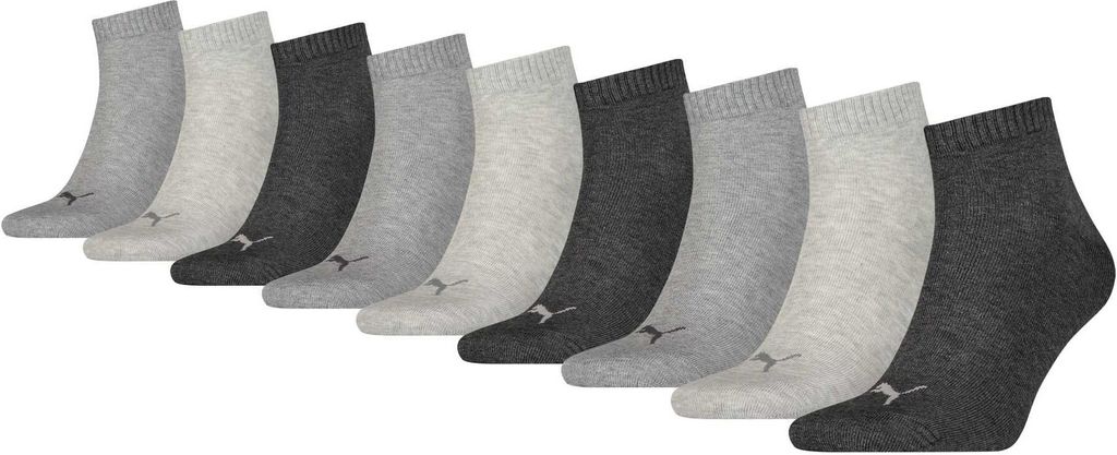 Puma Quarter Plain Socken Senior (9-pack) Produktbild 