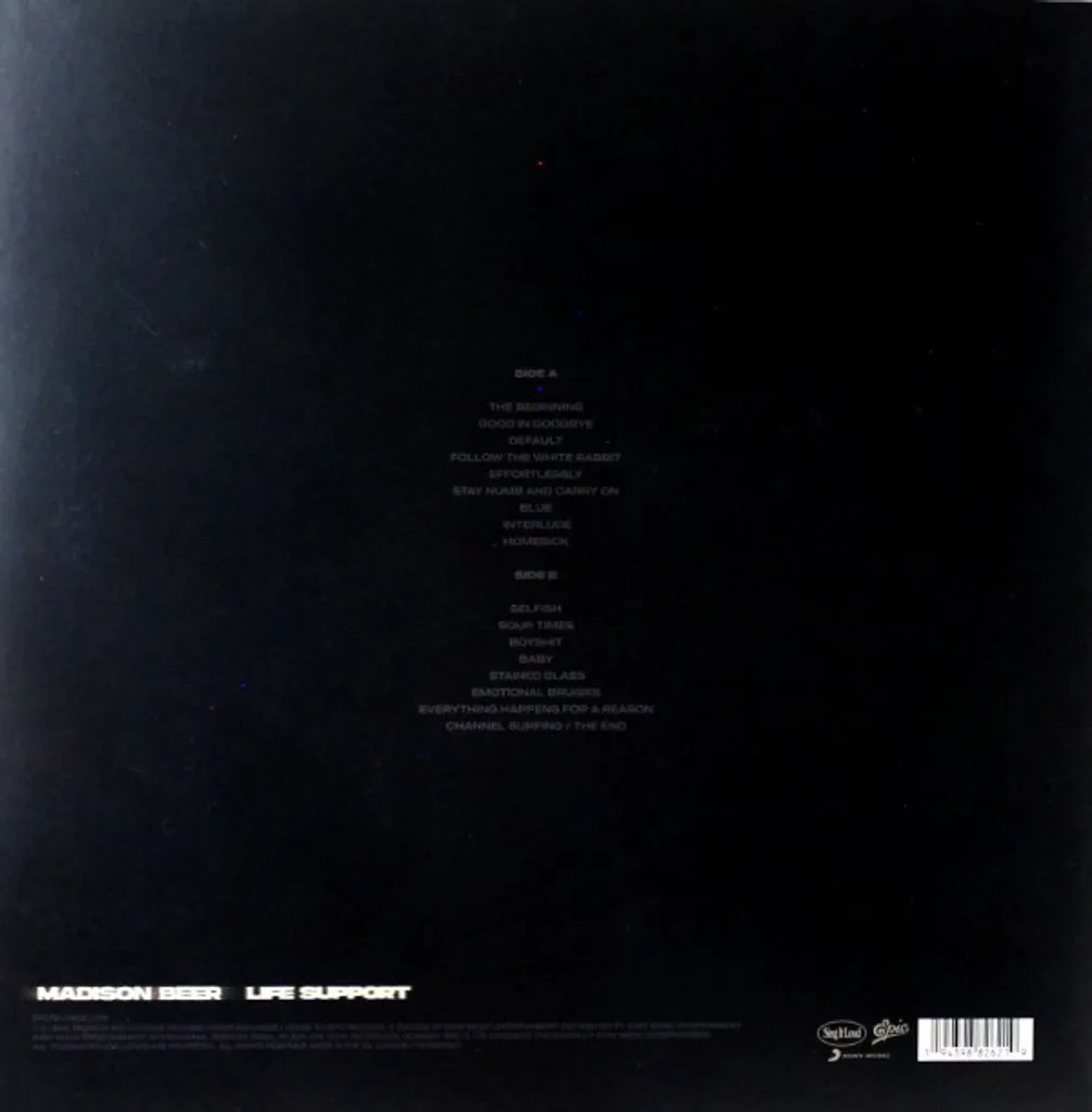 Disque Vinyle Madison Beer Life Support LP 33 tours pop moderne