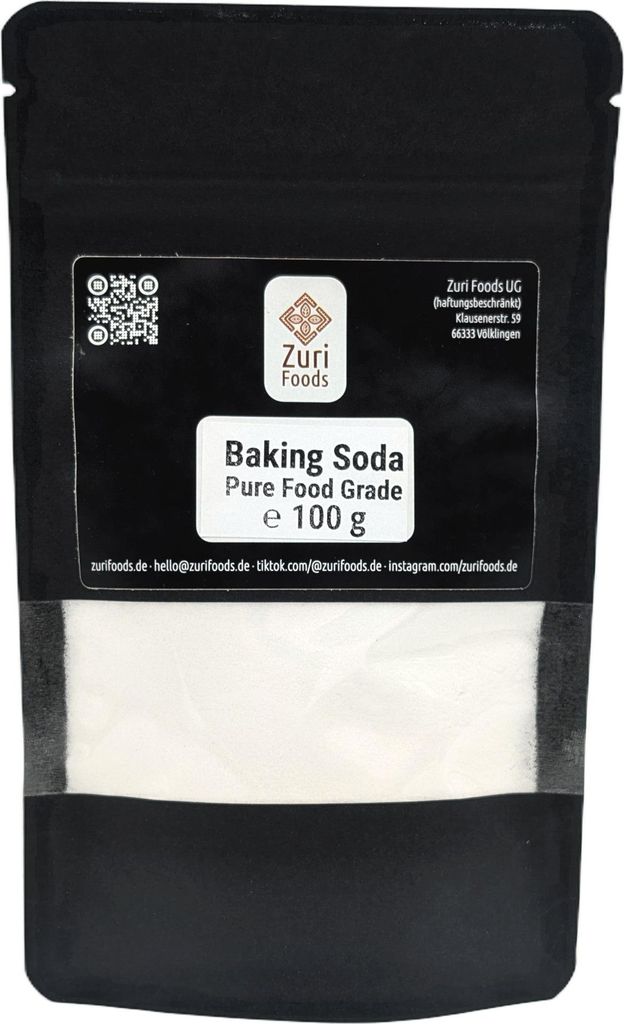 Backsoda in Lebensmittelqualität – 100g – Reines Natron Produktbild 