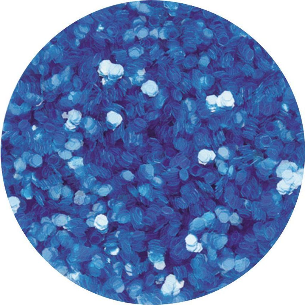 Glorex Brillant-Glitter holo blau 9 g