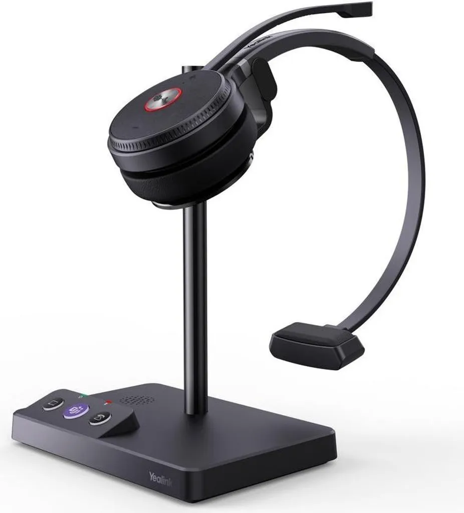 Yealink WH62 Mono Teams micro-casque sans fil DECT pour PC et téléphone