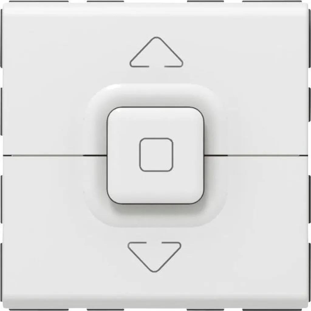Interrupteur individuel de volets roulants Legrand Mosaic complet blanc