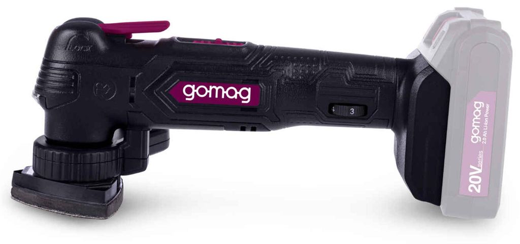 Gomag Akku-Multifunktionswerkzeug GO-MTL40 20V inkl. umfangreichem Zubehör