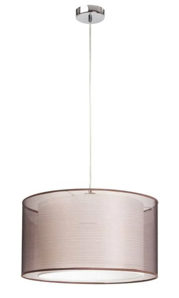 Suspension pour Table à Manger Anastasia Argenté et Brun ø44,5cm E27