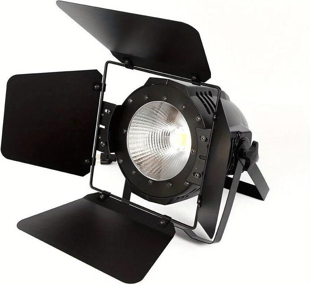 LED PAR Scheinwerfer - COB Par - 200 W - Sound-aktiviert - Für Bühne & DJ - 220 V DC - Schwarz