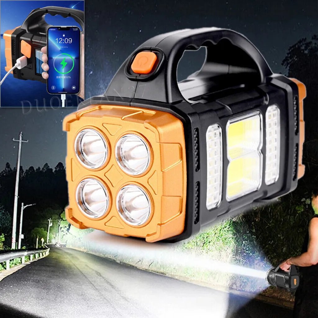 Mrisata Solar Taschenlampe Mit Handkurbel - Notfalllampe Für Camping & Outdoor