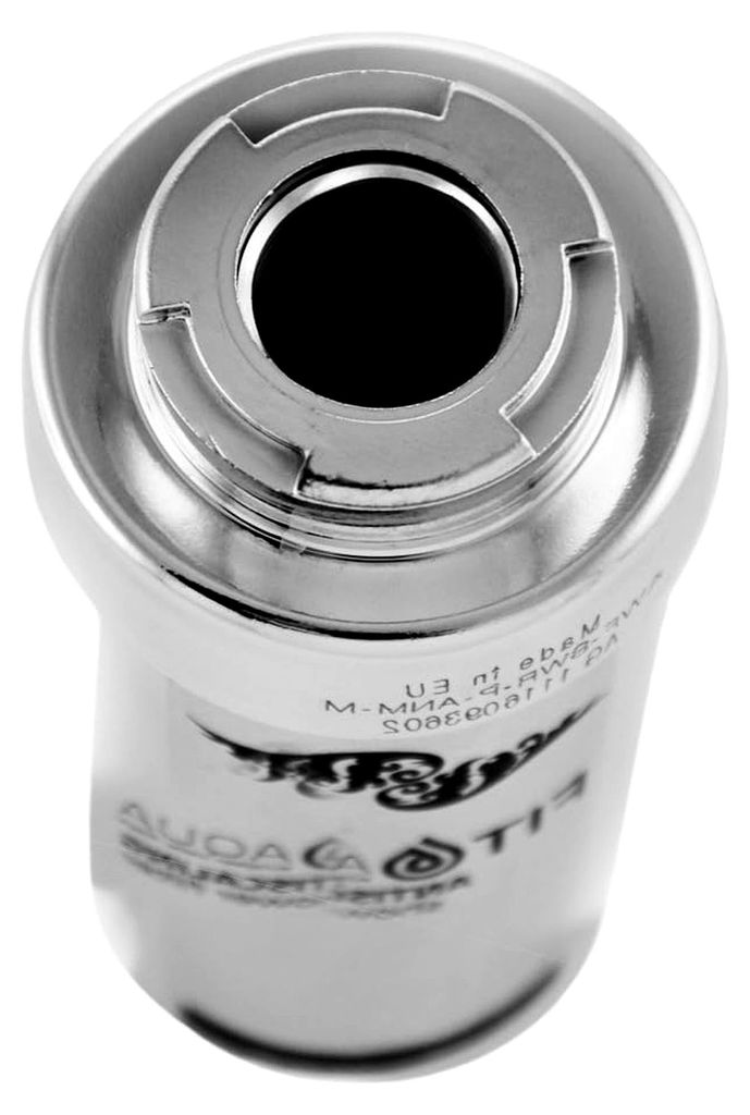 2 x Fit aqua Antikalk Duschfilter (Chrom-Optik) gegen Kalk und Chlor