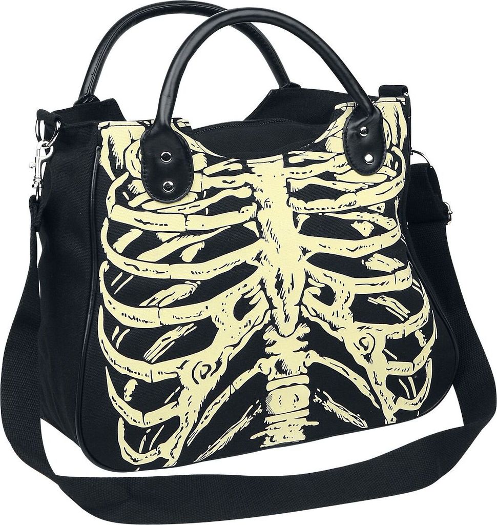 Banned Alternative Handtasche Damen Skeleton schwarz Produktbild 