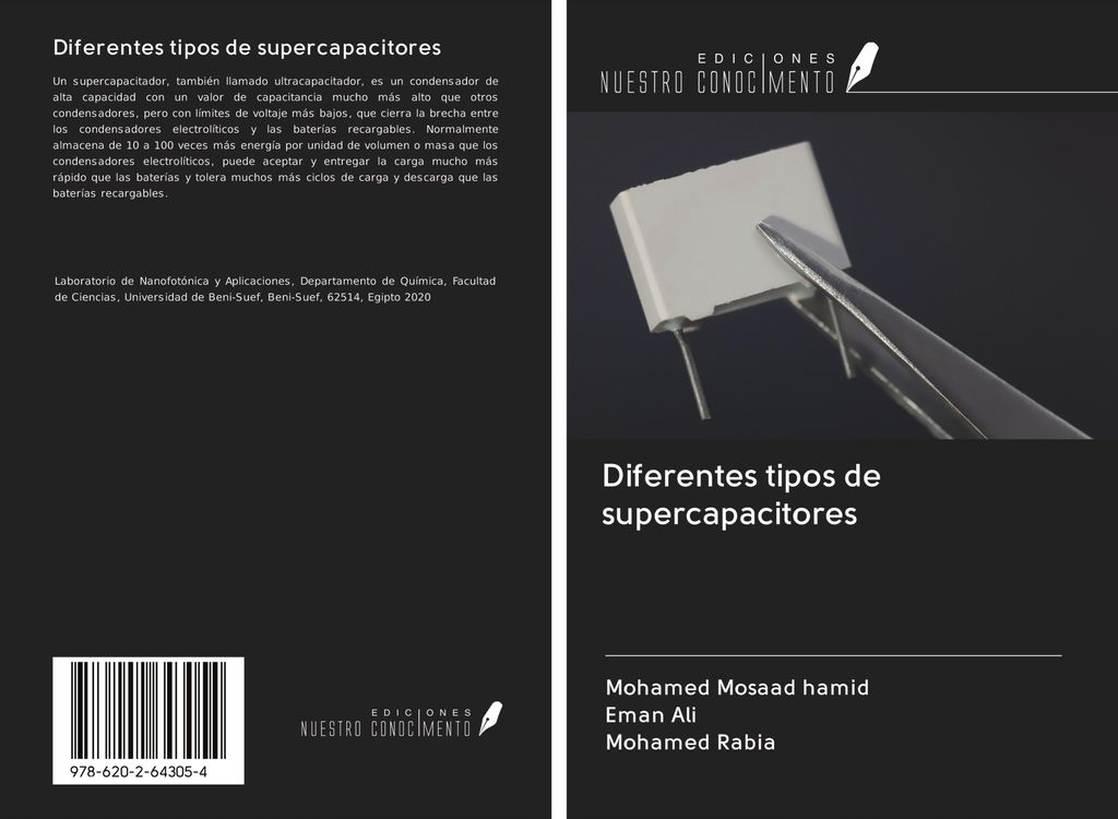 Diferentes tipos de supercapacitores