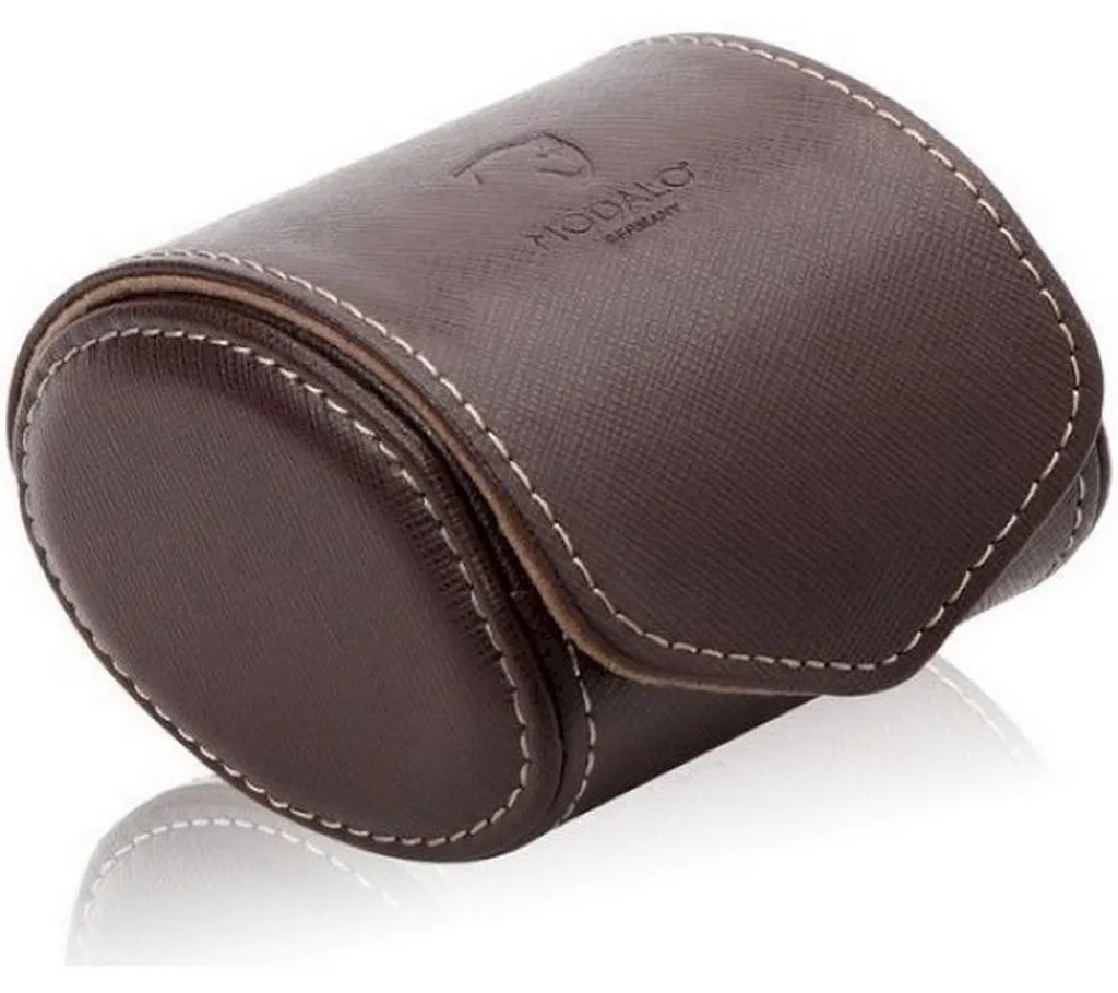 Étui à Montre Individuel Modalo Aquila Brown en Cuir Haute Qualité