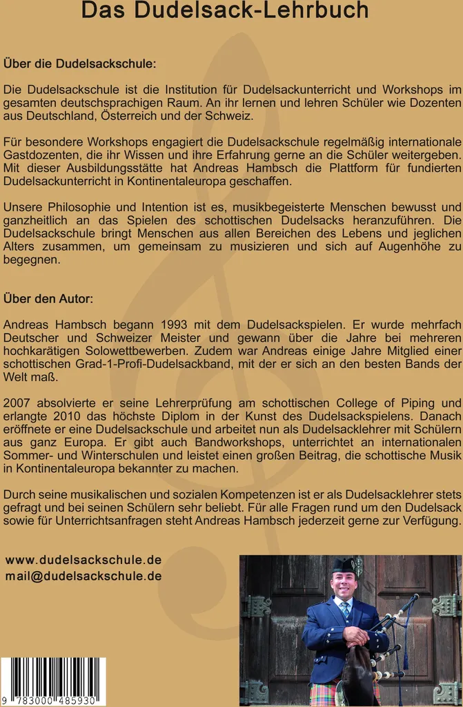 Das Dudelsack-Lehrbuch Méthode de Cornemuse avec Application Interactive - 2