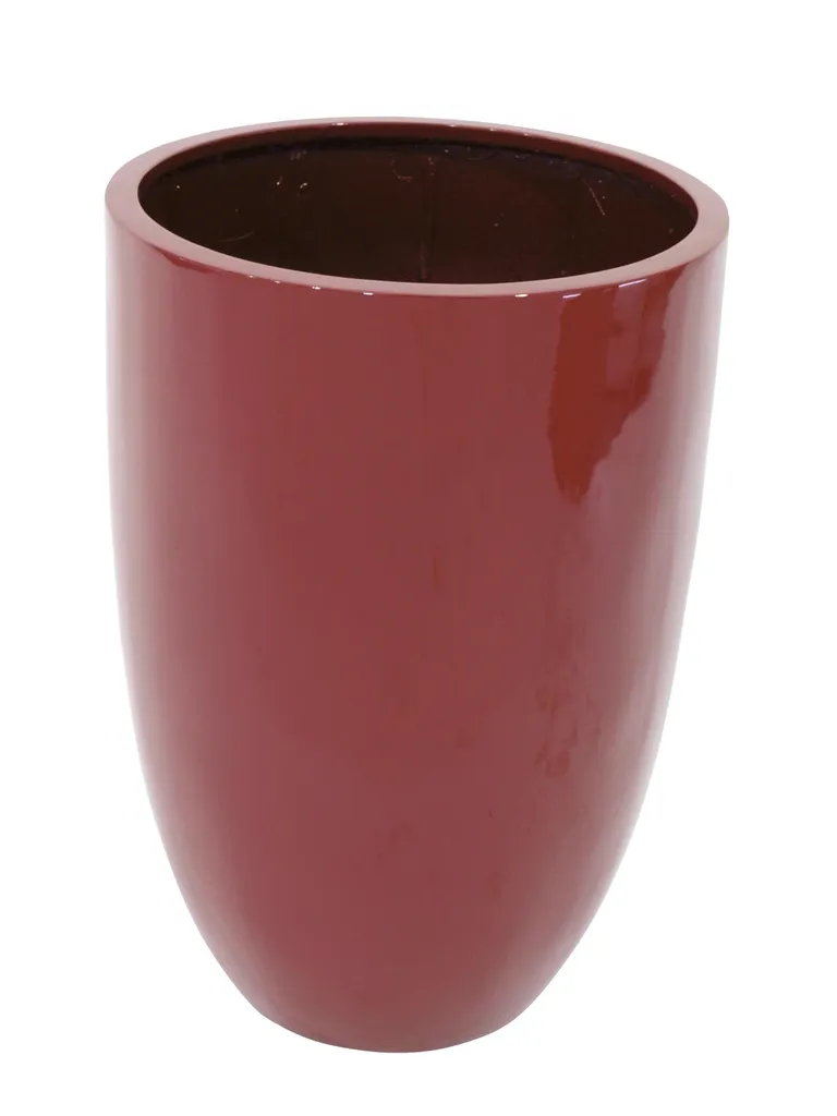 Pot de Fleur Design Europalms Cup-69 Rouge pour Salon et Bureau Chic