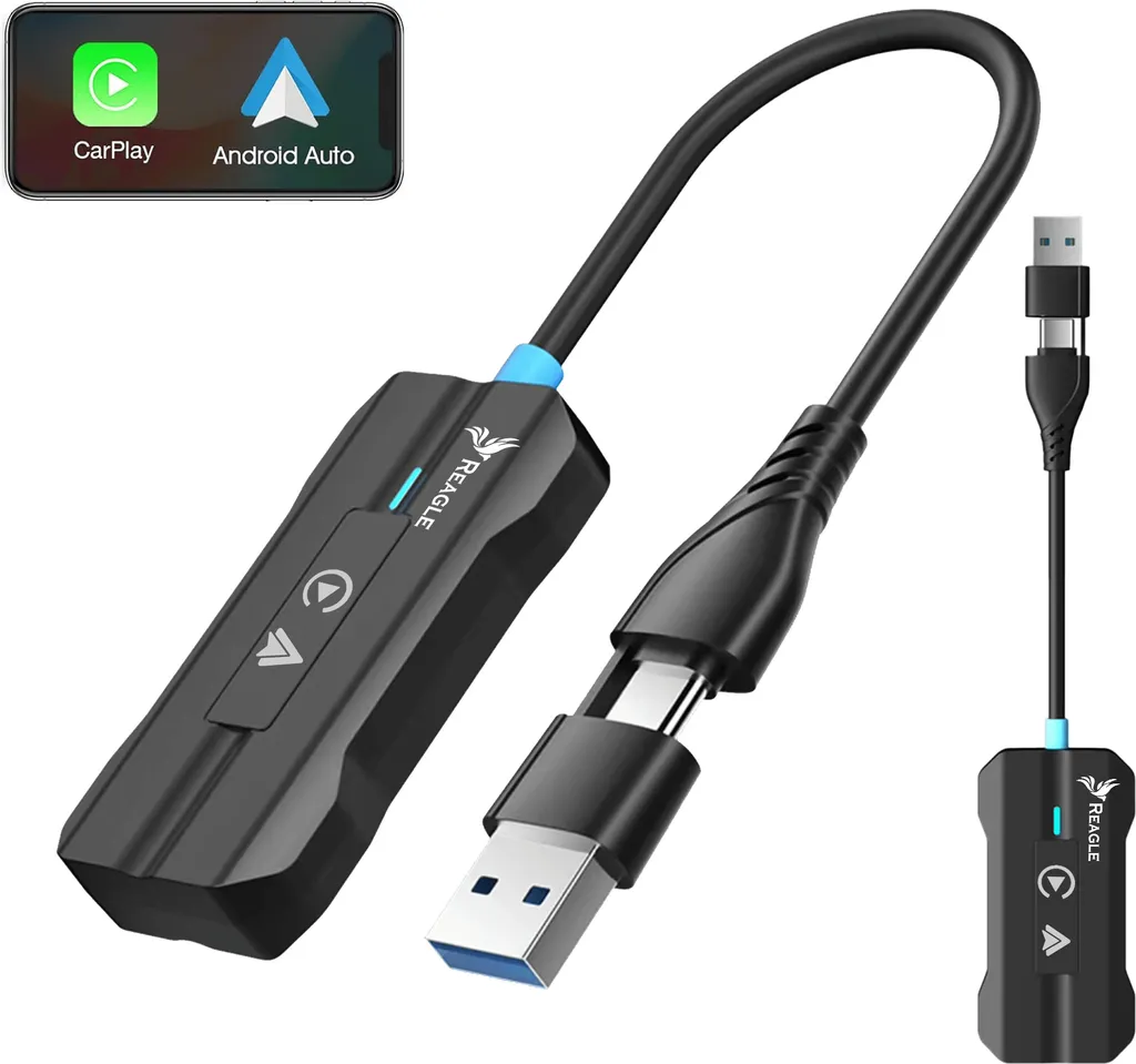 Mini Adattatore Wireless Reagle: Carplay in Wireless Senza Lag